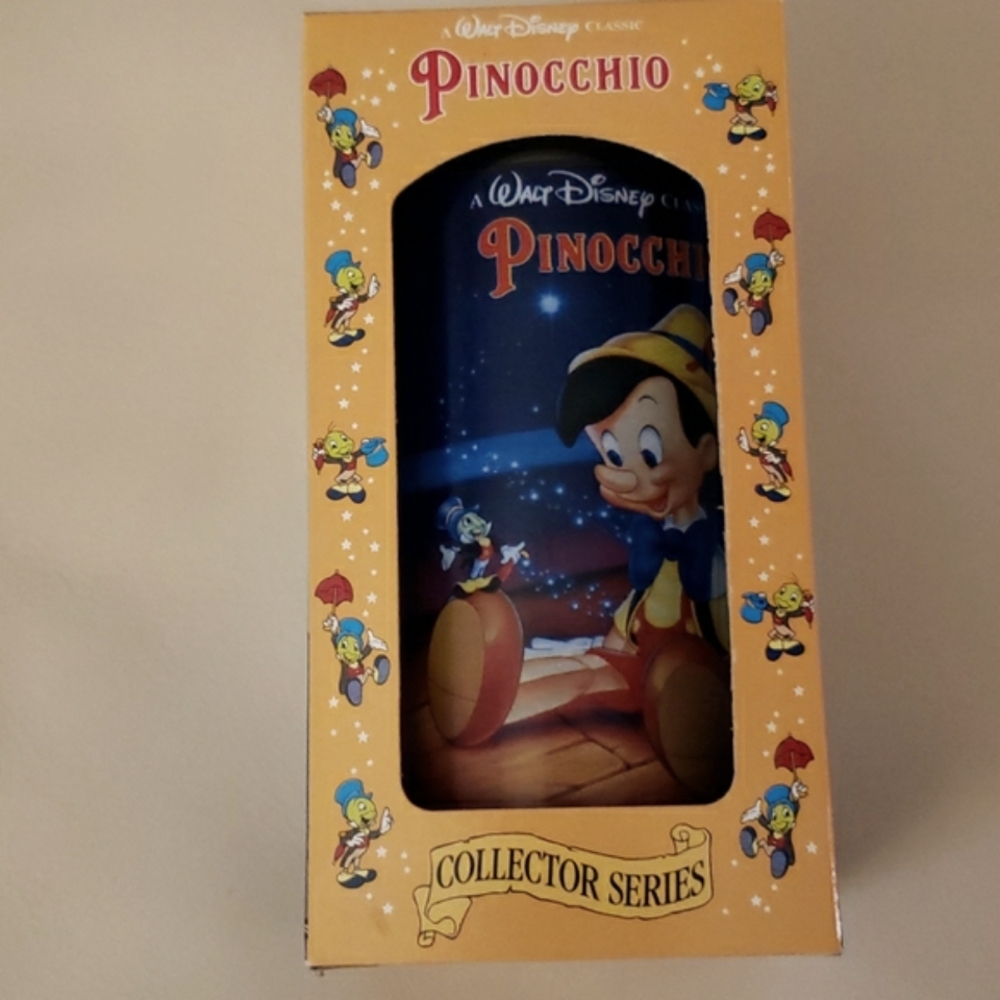 Pinocchio collectors vintage glass.